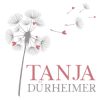 Logo mit grauer Pusteblume und Schrift Tanja Dürheimer links daneben